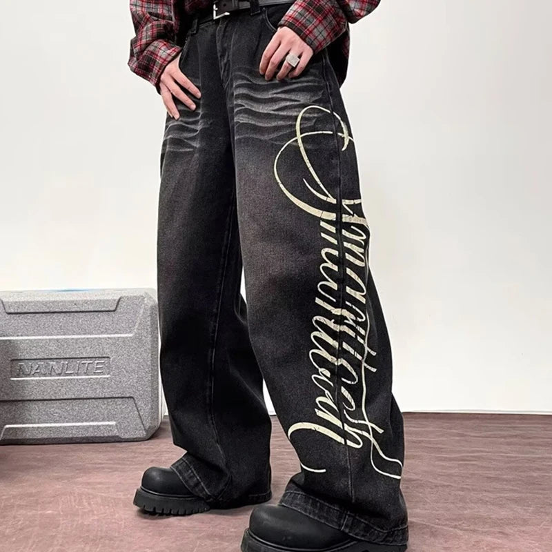 Baggy Jeans - "Printed"