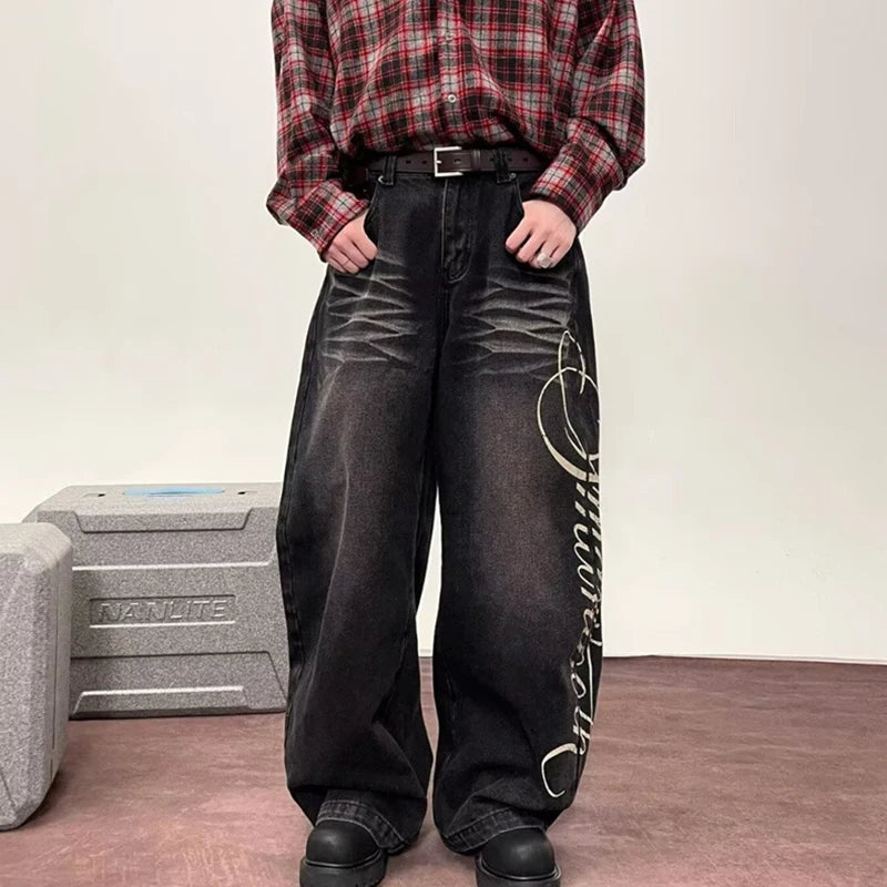 Baggy Jeans - "Printed"