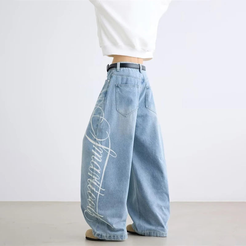 Baggy Jeans - "Printed"