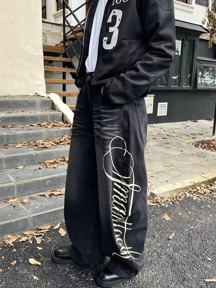 Baggy Jeans - "Printed"