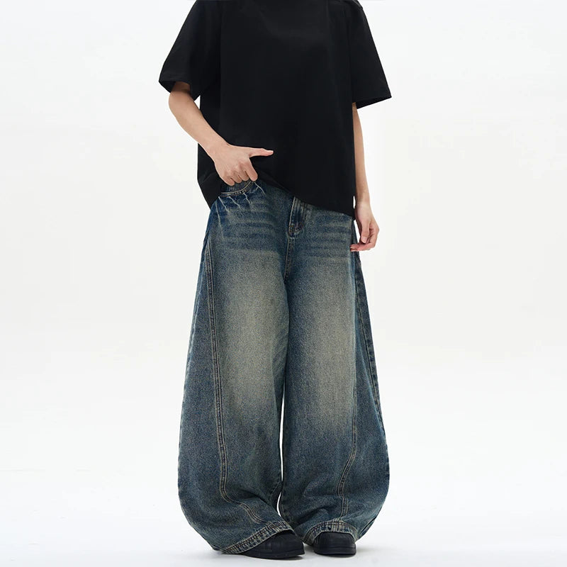 Baggy Jeans - "Vintage Butterfly"