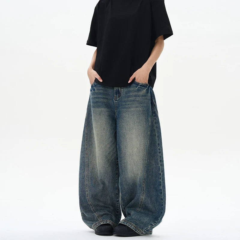 Baggy Jeans - "Vintage Butterfly"