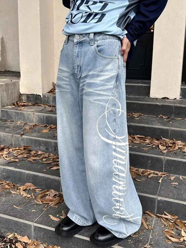 Baggy Jeans - "Printed"