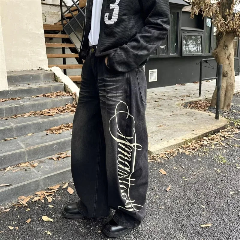 Baggy Jeans - "Printed"