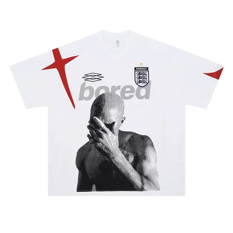 T-shirt - Retro Inglaterra "bored"