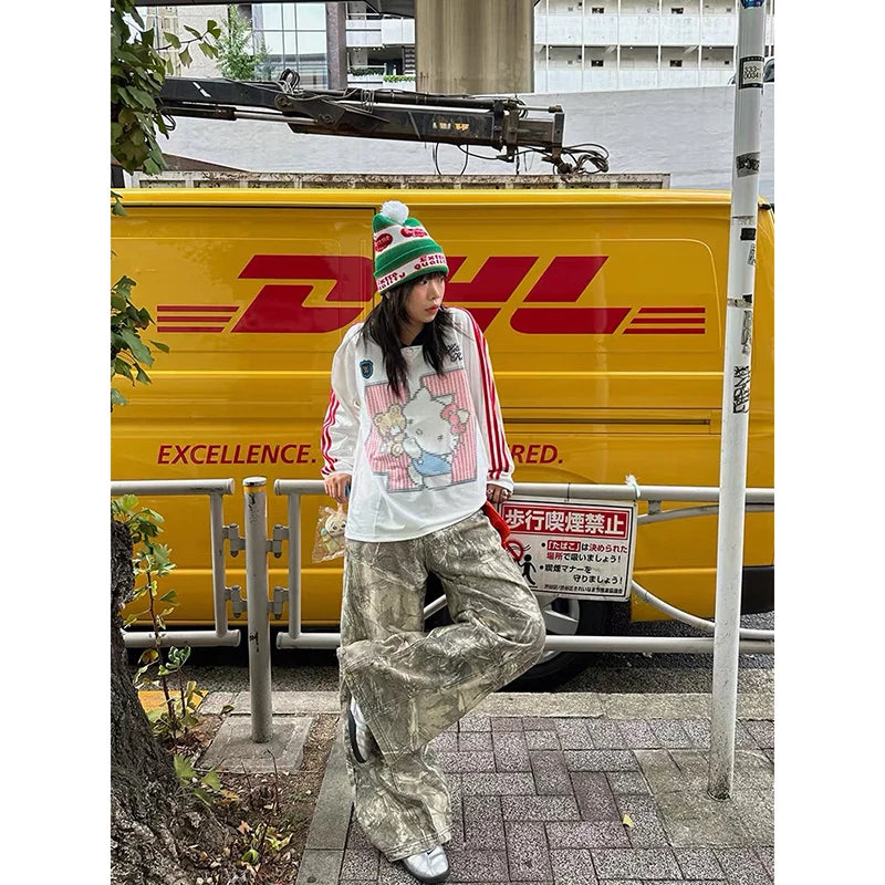 Jeans - "Pink & Camuflage"