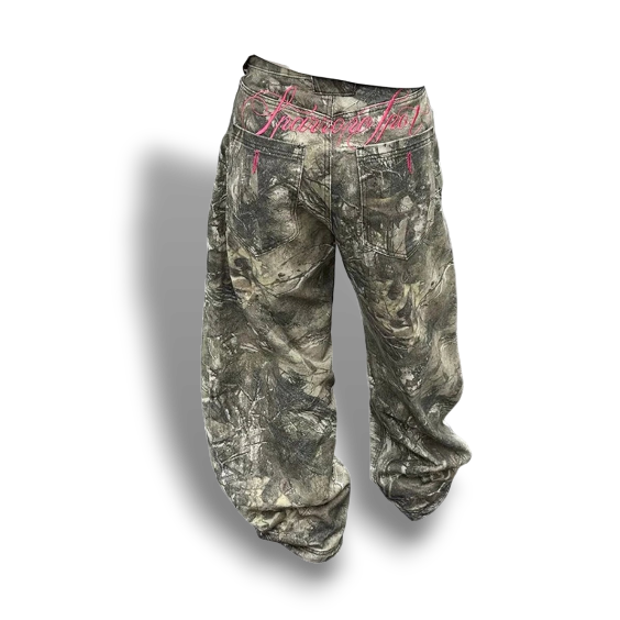 Jeans - "Pink & Camuflage"