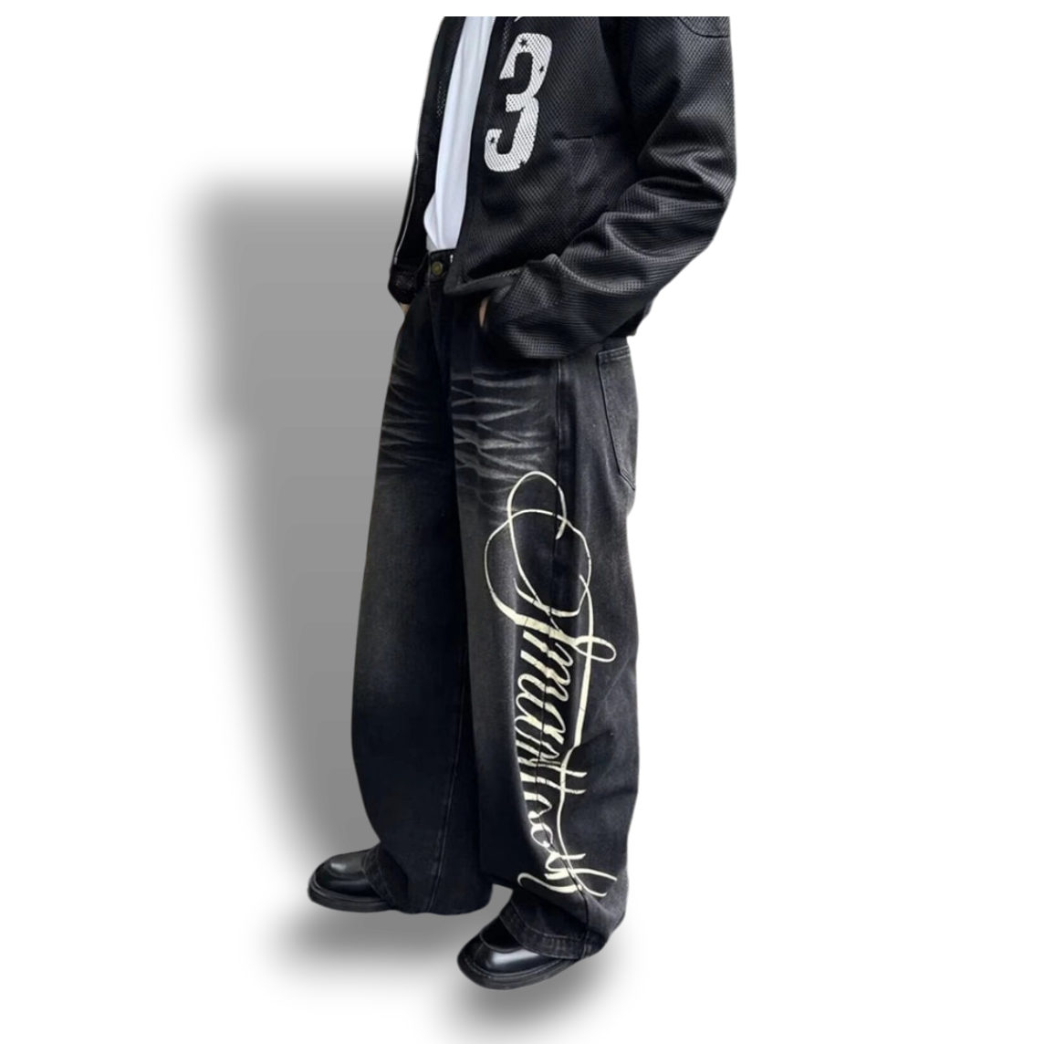 Baggy Jeans - "Printed"
