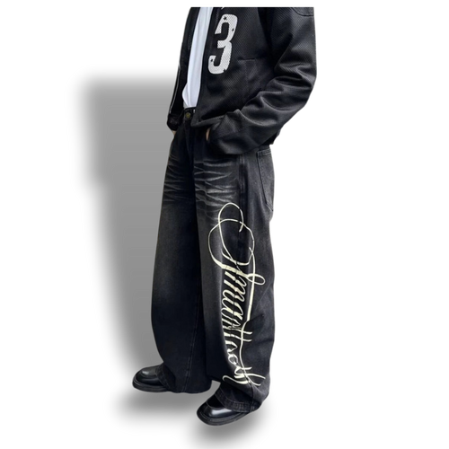 Baggy Jeans - "Printed"