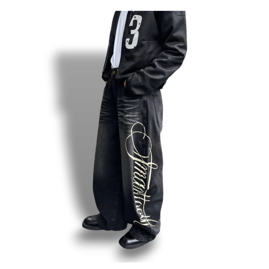 Baggy Jeans - "Printed"