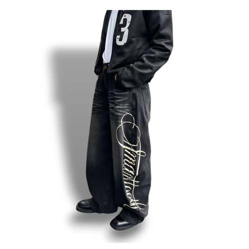 Baggy Jeans - "Printed"