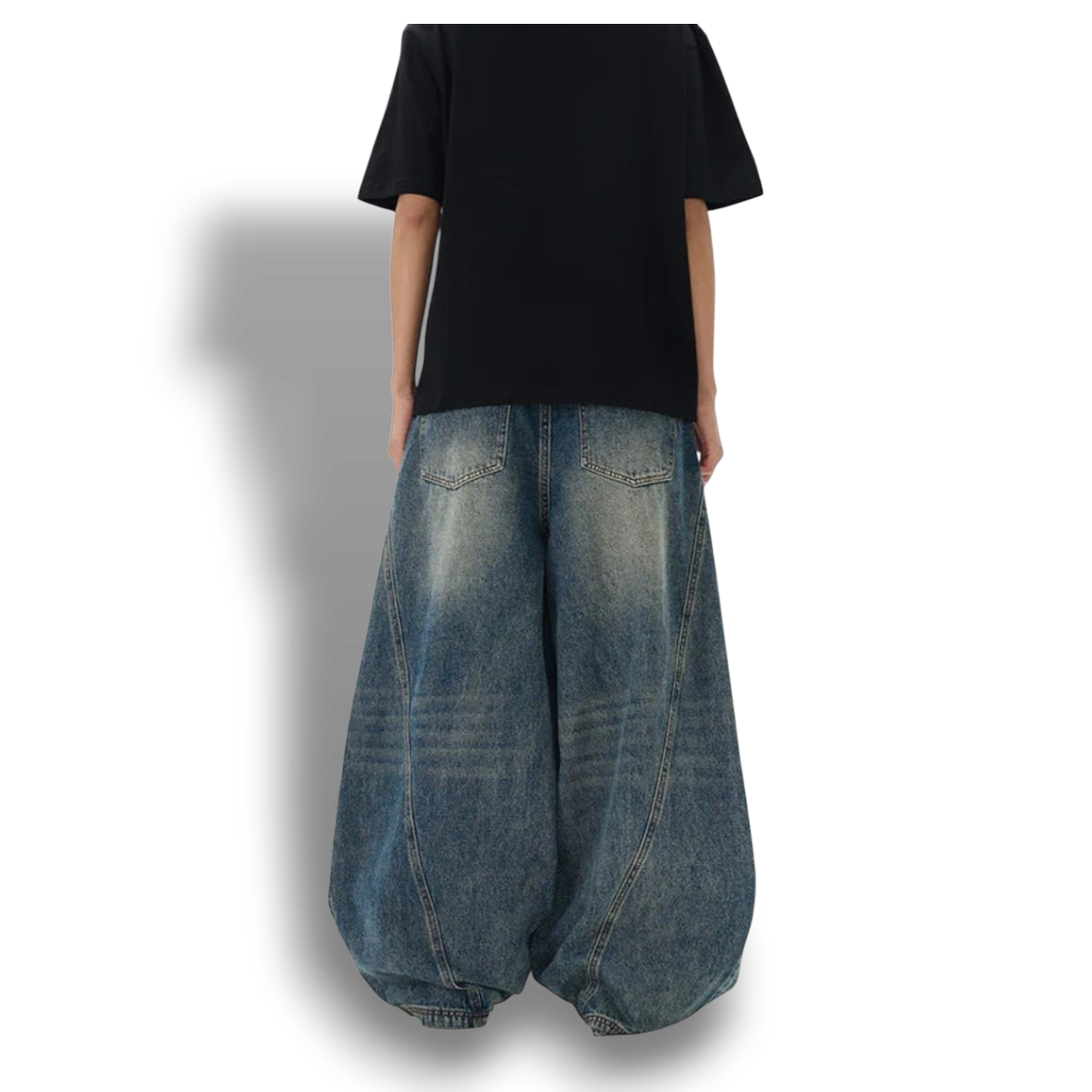 Baggy Jeans - "Vintage Butterfly"