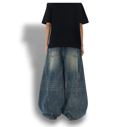 Baggy Jeans - "Vintage Butterfly"