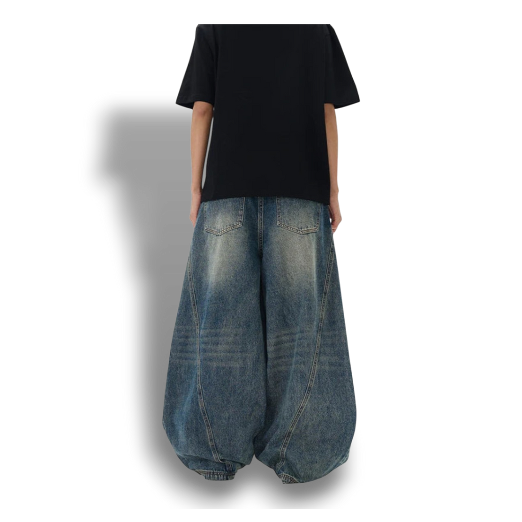 Baggy Jeans - "Vintage Butterfly"